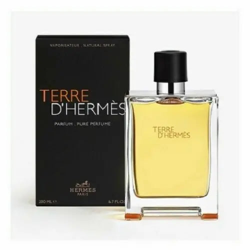 Terre D'hermes Cologne By Hermes Pure Perfume Spray 6.7oz/200ml For Men - LANCE